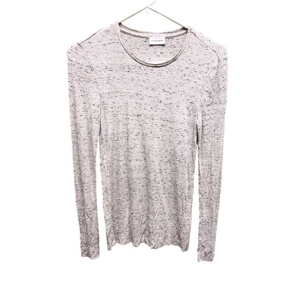 By Malene Birger Nimas Blouse Oyster Grey Crewneck Blouse Long Sleeve Size 2XS - Picture 1 of 8